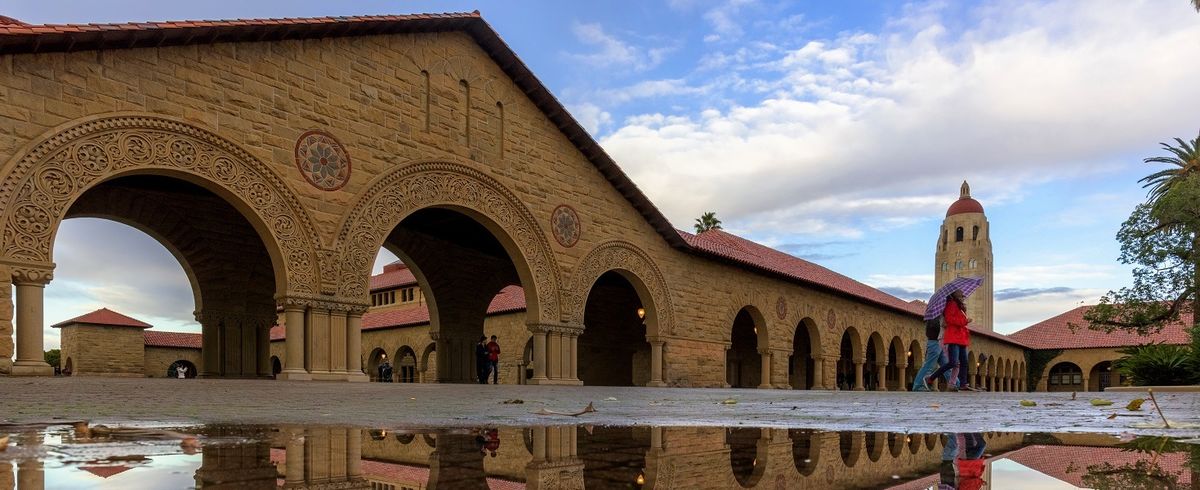 Rain at Stanford