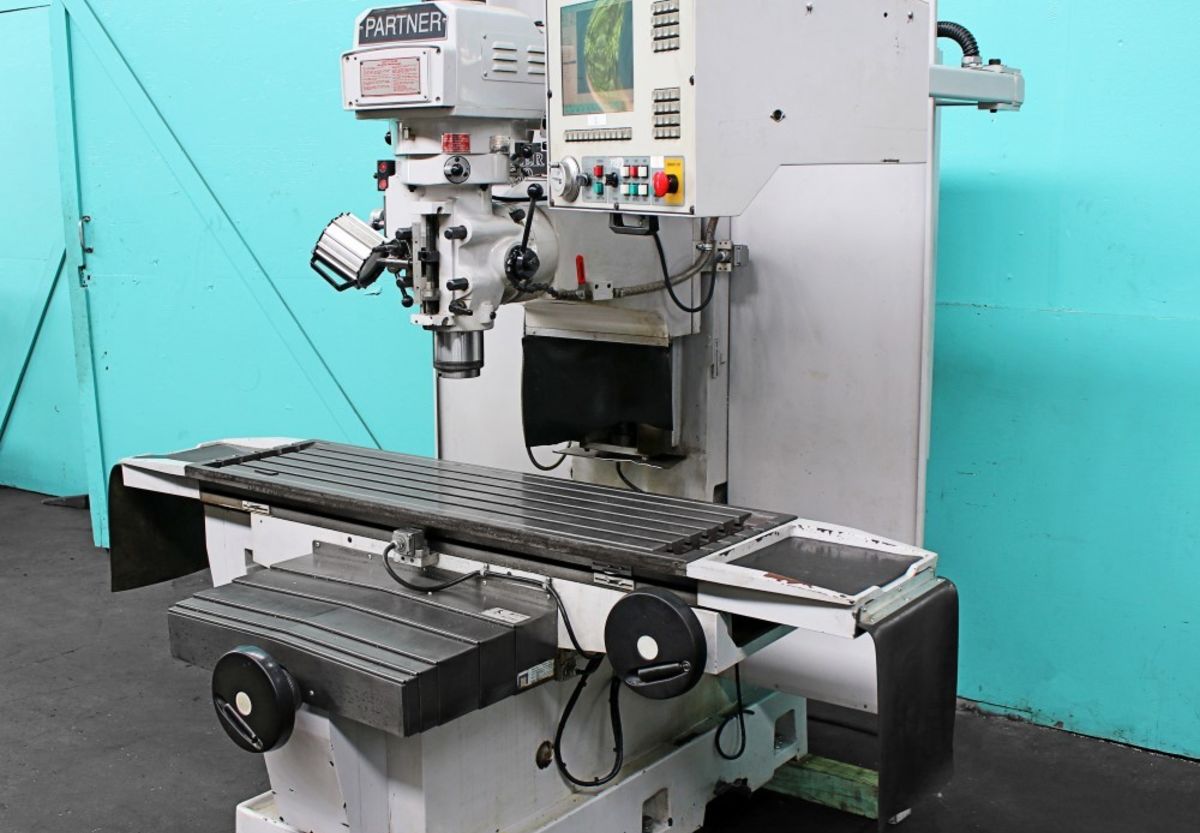 CNC 3-axis Miltronics MB19 Milling Machine with a work area of 32 x 19 inches (812mm x 482mm)